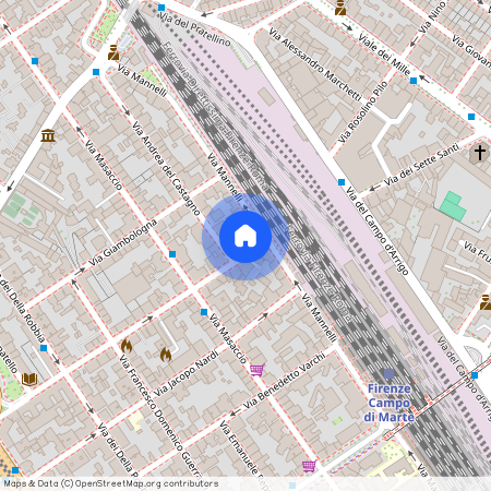 Via Giuseppe la Farina 47 50132 Firenze FI, Campo di Marte