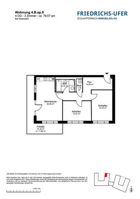 Friedrichs - Ufer - Neubaumietwohnung mit Blick auf die Pinnau - Foto 1