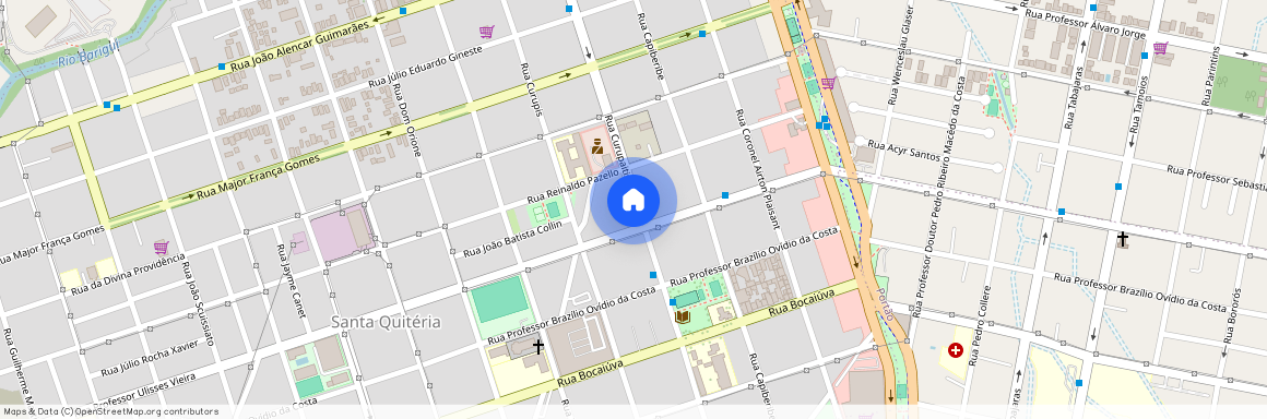 Rua Curupaitis, 1250 - 80310180 - Santa Quitéria - Curitiba