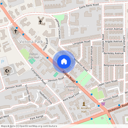 Anson Road, Victoria Park M14