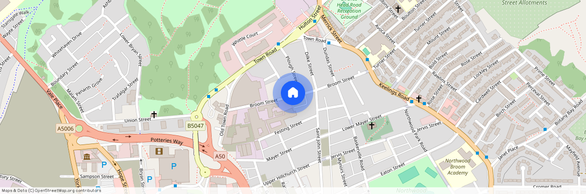 Broom Street, Stoke-On-Trent, Staffordshire, ST1