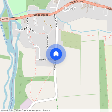 Newton Lane, Turvey, Bedford, Bedfordshire, MK43