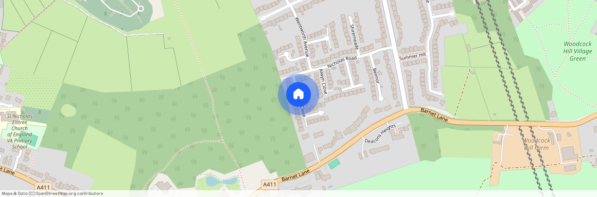 Clare Close, Elstree