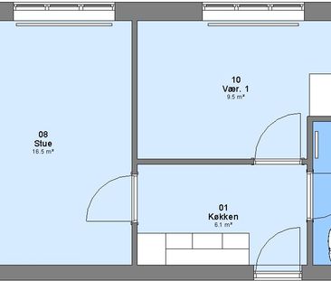 N.A.Jørgensens Plads, 3 2. 11, Bramming, 6740 - Photo 1