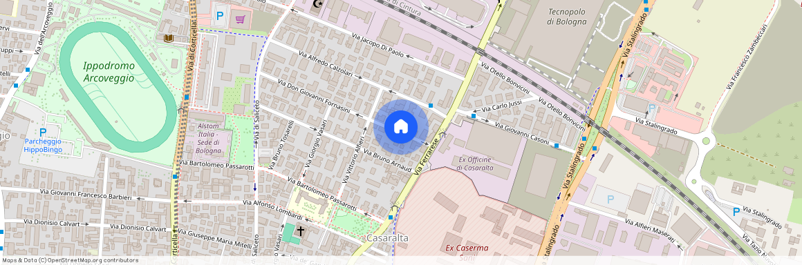 Bologna, Via Fornasini - Bolognina