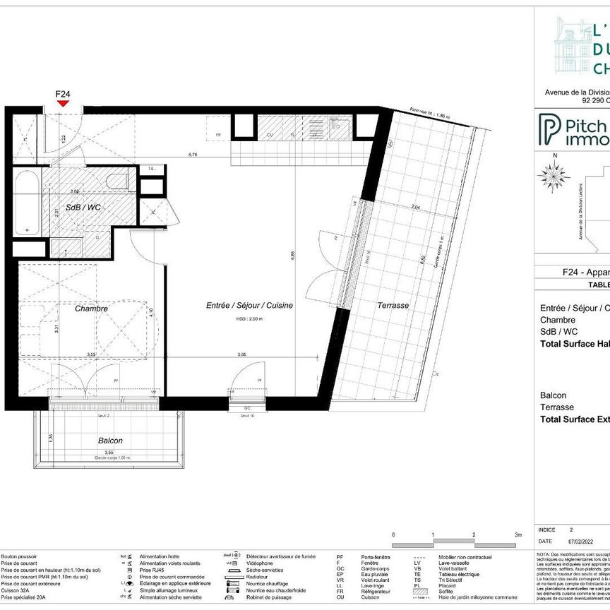 location Appartement T2 DE 52.9m² À CHATENAY MALABRY - Photo 1