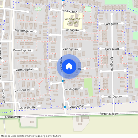 Vindögatan, Rydebäck