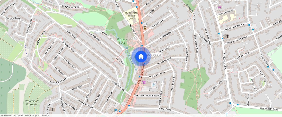 ** Chesterfield Road, Woodseats, Sheffield, South Yorkshire, S8 0SE