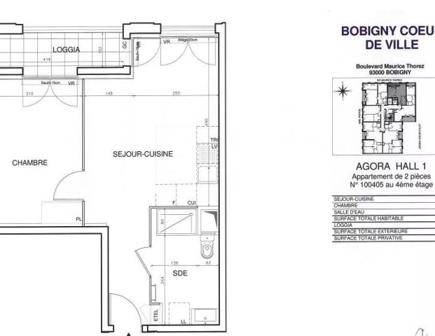 location Appartement T2 DE 41.8m² À BOBIGNY - Photo 1