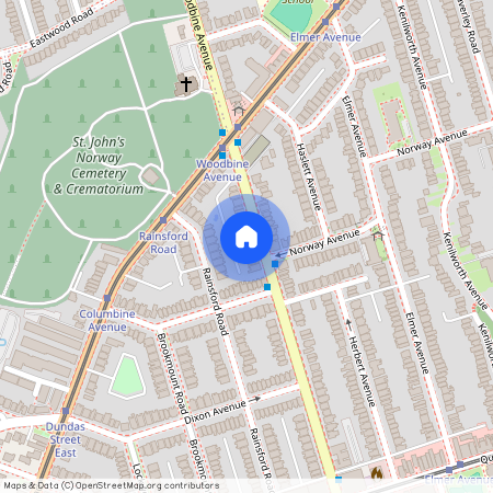 376 Woodbine Avenue, Toronto, Toronto, Toronto, M4E 2H5