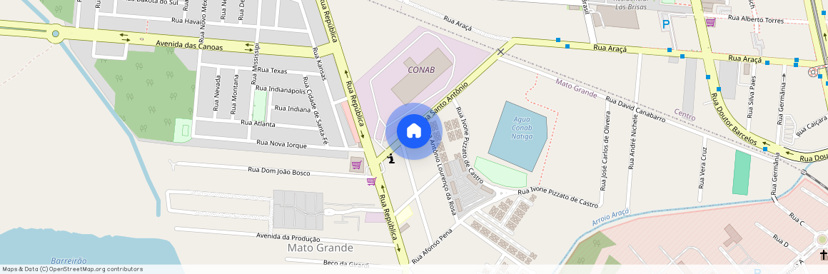 Rua, Santo Antônio, 216, Mato Grande, Canoas