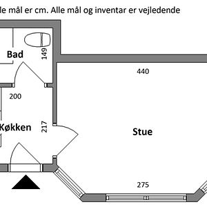 1-værelses studiebolig - Photo 2