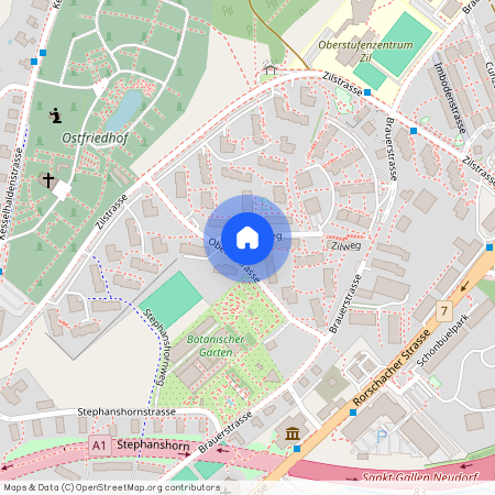 Oberzilstrasse 12, 9016 St. Gallen