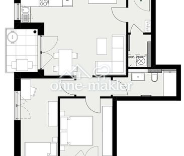 Moderne 3-Zimmer-Wohnung in Adolzfurt – Stilvoll, sicher und nachha... - Photo 1