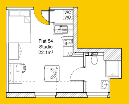 Studio to rent - Photo 4