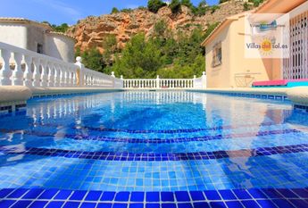 For rent villa with private pool near the beach in Cumbre del Sol, Benitachell