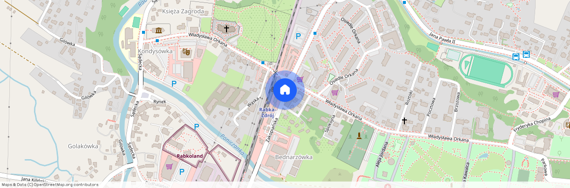 Krakowska, Nowotarski (pow.), Rabka-Zdrój (gm.), Rabka-Zdrój