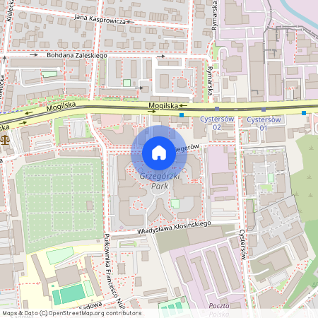 ul. płk. Francesco Nullo, Grzegórzki, Grzegórzki, Kraków, małopolskie