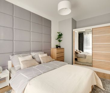 Nowoczesne mieszkanie z ogrodem, 2 pokoje + salon. - Zdjęcie 6