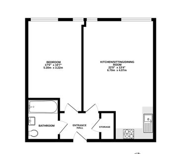 1 bedroom flat to rent, Available part-furnished from 11/10/2024 - Photo 1