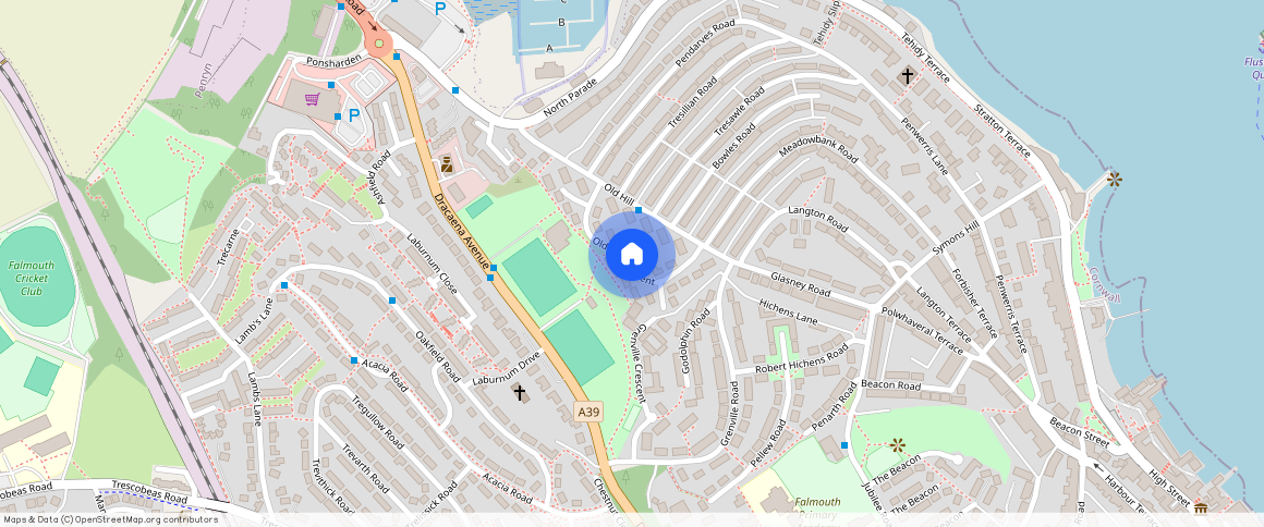 Old Hill Crescent, Falmouth, TR11