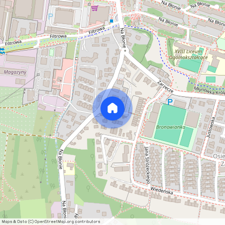 ul. Trawiasta, Bronowice, Bronowice, Kraków, małopolskie