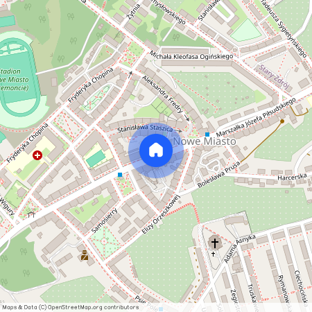 Nowe Miasto, ul. marsz. Józefa Piłsudskiego, Wałbrzych