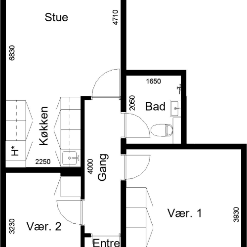 2½-værelses studiebolig - Photo 1