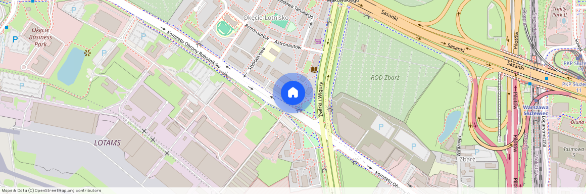 ul. Komitetu Obrony Robotników, Okęcie, Włochy, Warszawa, mazowieckie