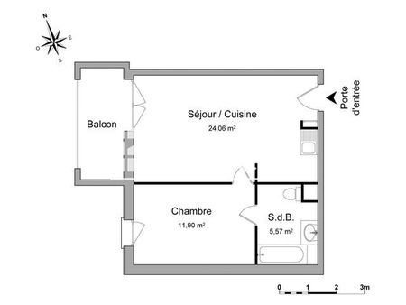 Location Appartement 2 pièces 41m² ST MAUR DES FOSSES 94100 - Photo 4