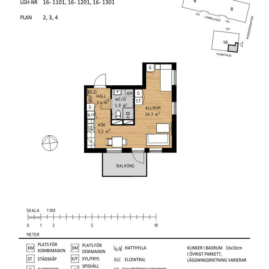 Poseidongatan 16, Västerås - Foto 1