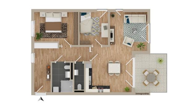 Wohnen mit Zukunft – Neubauwohnungen in Bookholt zu mieten! - Foto 1