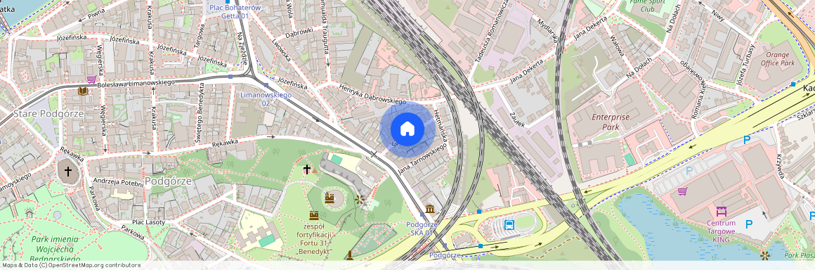 ul. św. Kingi, Stare Podgórze, Podgórze, Kraków, małopolskie