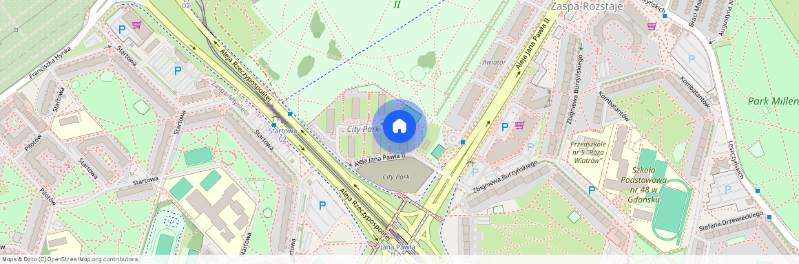 al. Jana Pawła II, Zaspa-Rozstaje, Gdańsk, pomorskie