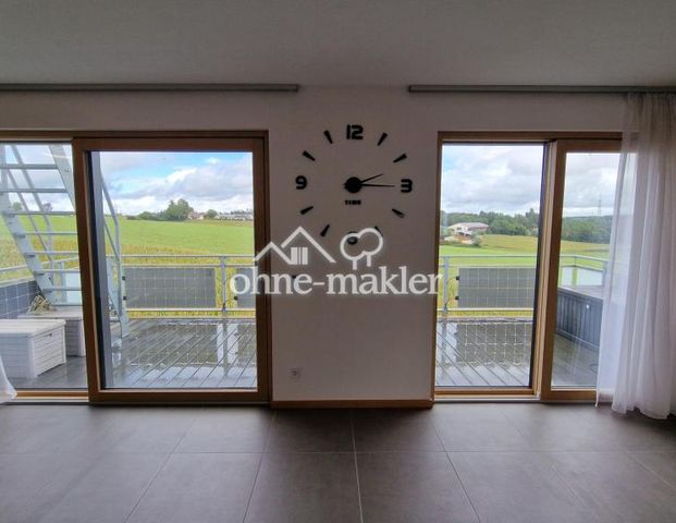 Exklusive 3-Zimmer-Maisonette mit Dachterrasse & Panoramablick ins Grüne – Nähe Landshut - Foto 1