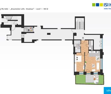 moderne 2-Raumwohnung mit Terrasse und Garten -WE32 - Foto 6