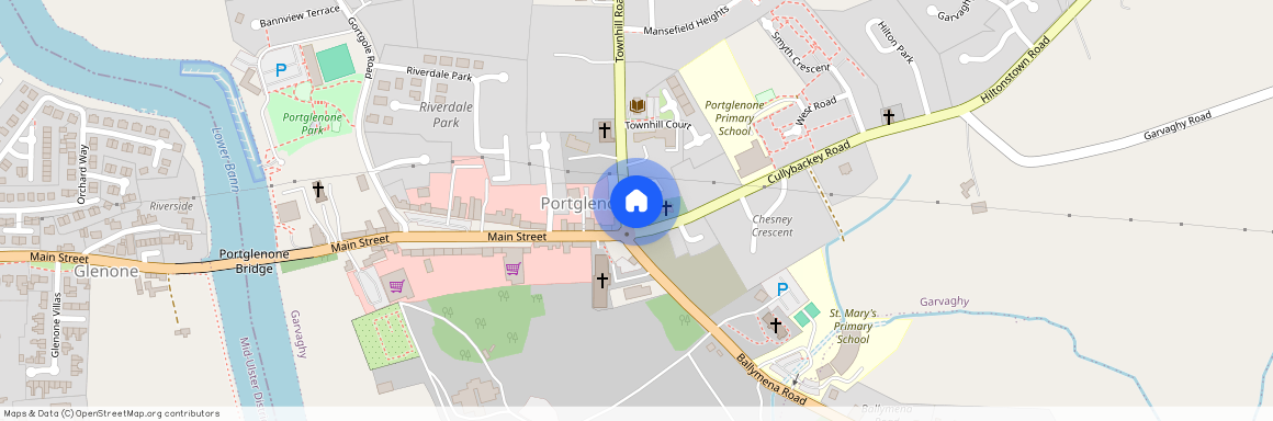 First Floor Apartment, 3 Townhill Road, Portglenone, Ballymena, BT44 8AD