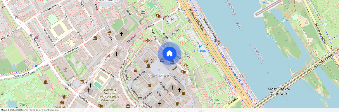 Warszawa, Śródmieście, Stare, Miasto, Brzozowa