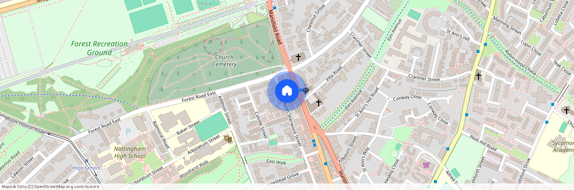 260 North Sherwood Street, Arboretum, Nottingham