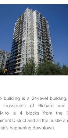 Great location~Furnished one bedroom+Den in Yaletown - Photo 1