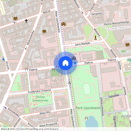 ul. Piękna, Śródmieście Południowe, Śródmieście, Warszawa, mazowieckie