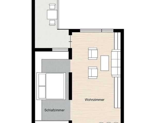 Sonnige 2 Zimmer- Wohnung mit PKW Stellplatz in Heimsheim - Photo 1