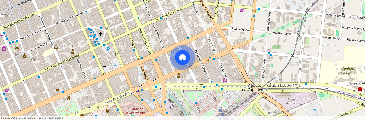 Rua Doutor Faivre, 1250, Centro - Curitiba - PR