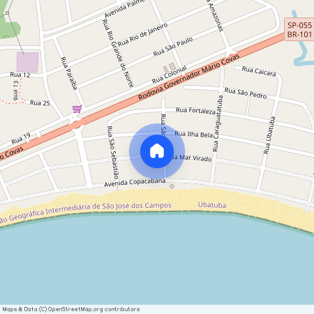 Rua Mar Virado, S/N, Ubatuba, Ubatuba - SP, 11682-560, Brazil