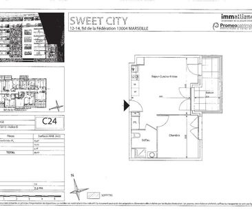 Location Appartement 2 pièces 39m² MARSEILLE 4ème - Photo 3