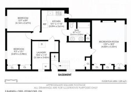For Lease - 3 Barwell Crescent Unit# Bsmt, Toronto, Ontario - Photo 4