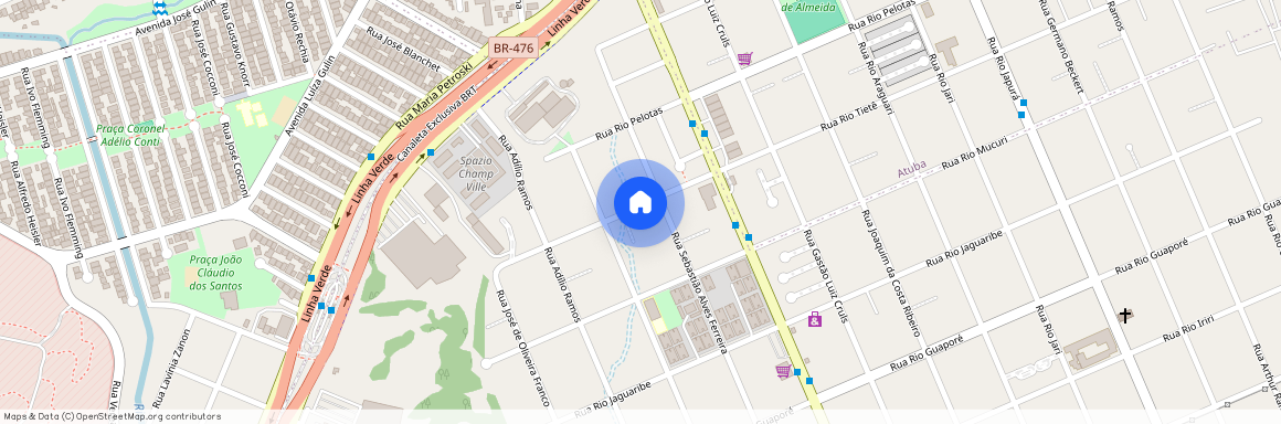 Rua Rio Tietê, 304 - 82.840-350 - Bairro Alto - Curitiba