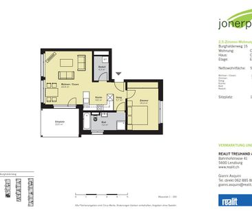 2.5 Zimmer, 59 m², EG - Photo 6