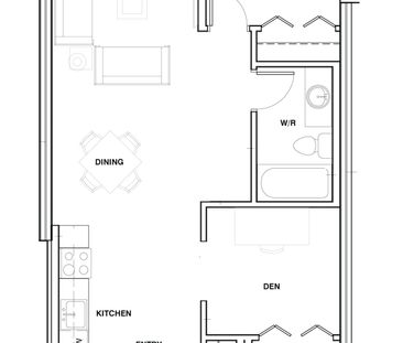 Unit 201 - 1 Bed Plus Den at Central48 - Photo 4