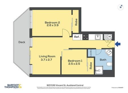 Two bedroom 53m secure apartment - Photo 5